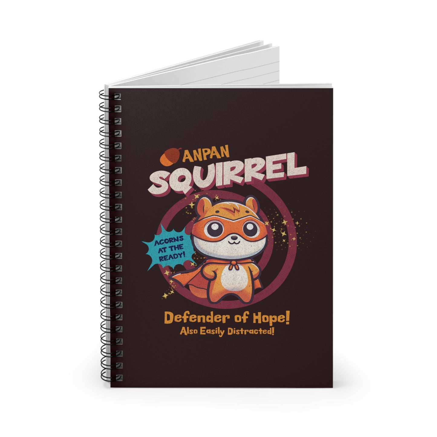 Anpansquirrel Spiral Notebook