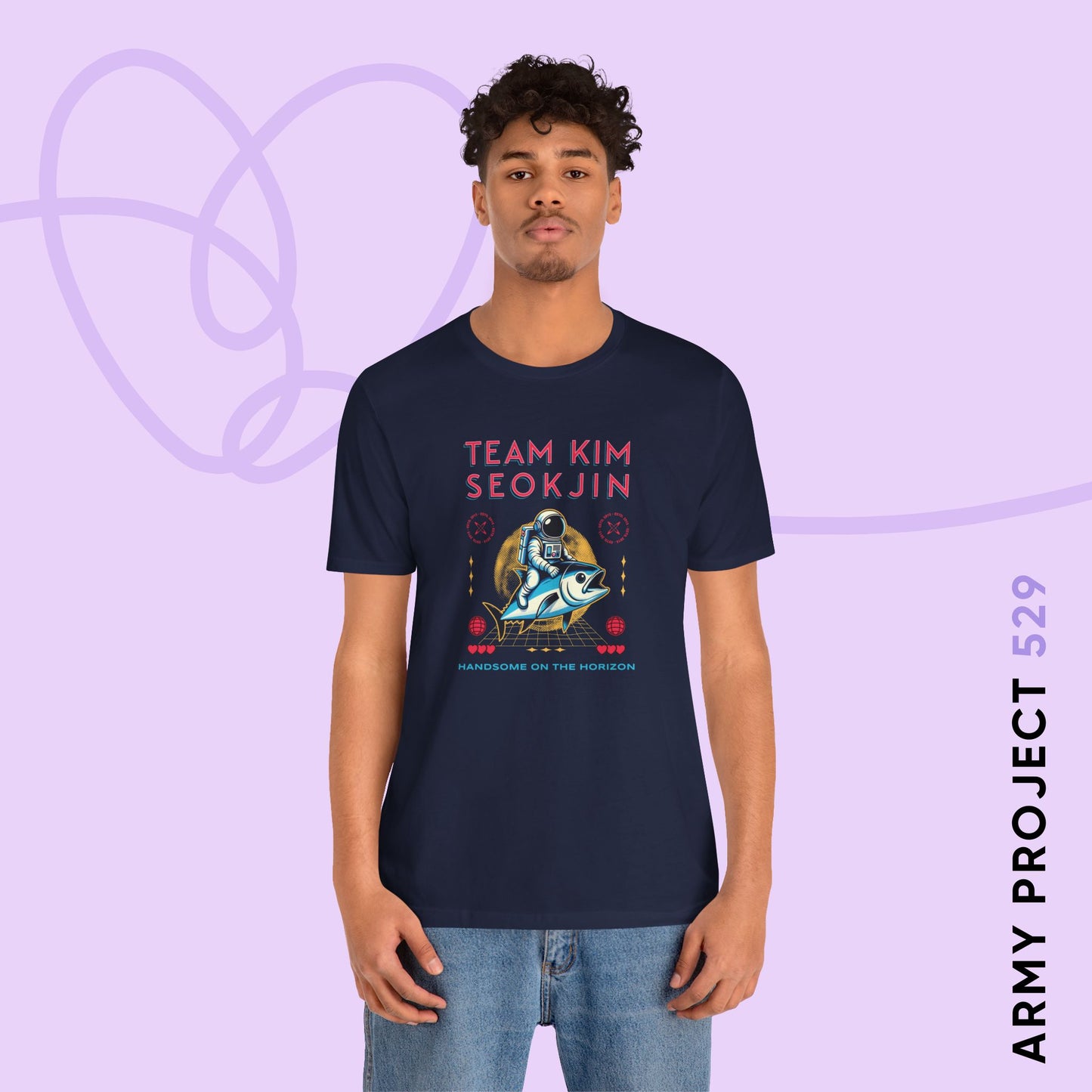 Team Kim Seokjin Unisex Jersey Short Sleeve Tee