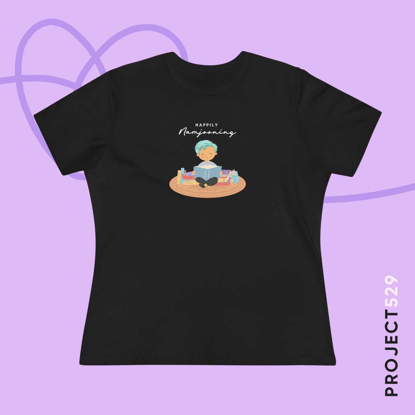 Happily Namjooning Women's Relaxed Jersey Short Sleeve Tee