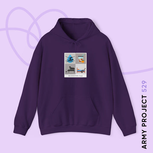 Yoongi Hoodie - Funny Fanmade BTS Merch - Care Instructions - Cozy Unisex Sweatshirt