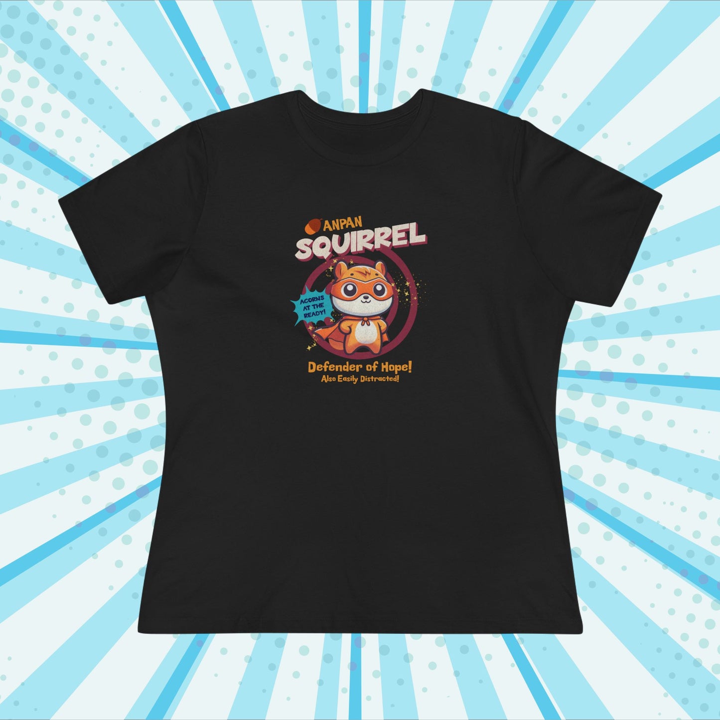 Anpansquirrel Women's Relaxed Jersey Short Sleeve Tee