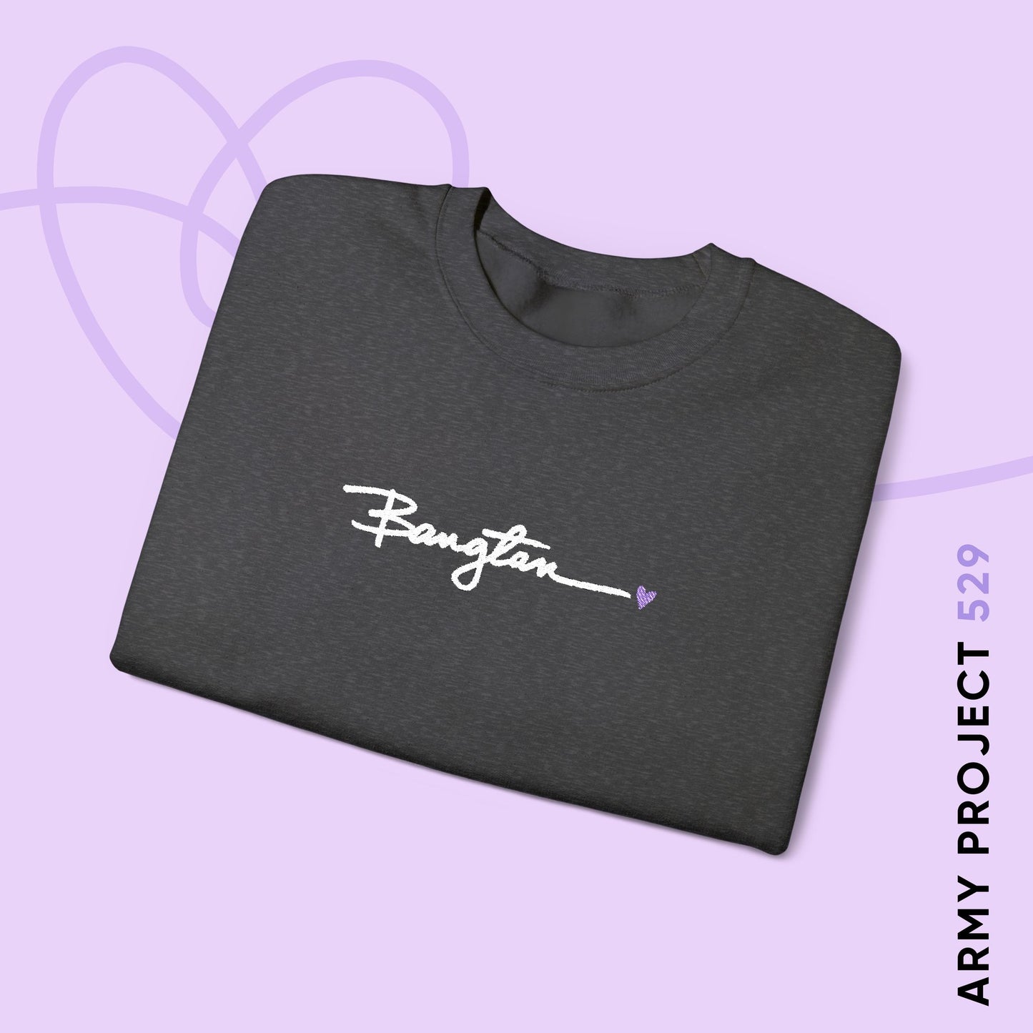 Handwritten Bangtan Unisex Heavy Blend™ Crewneck Sweatshirt
