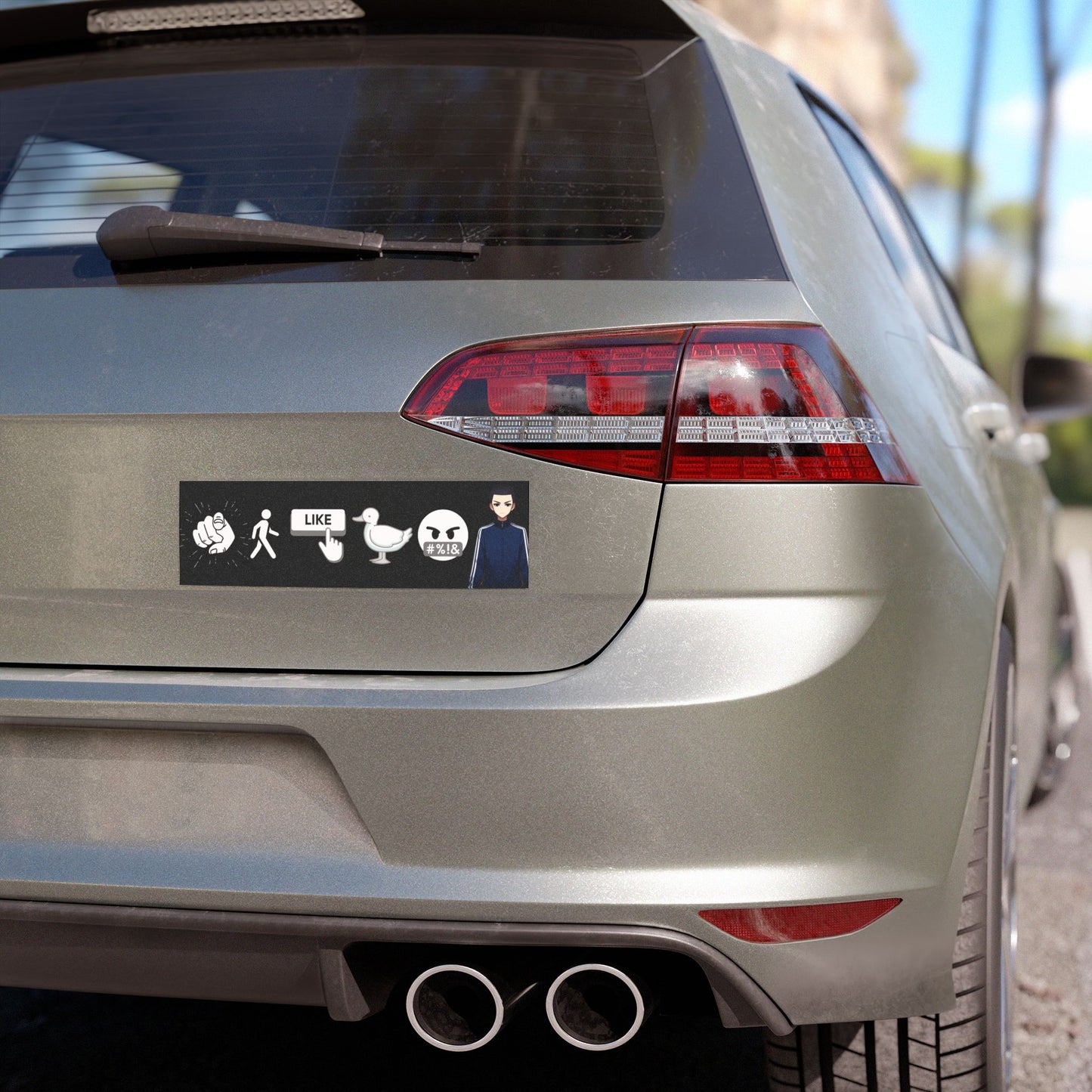 Walking Like a Duck Car Magnet