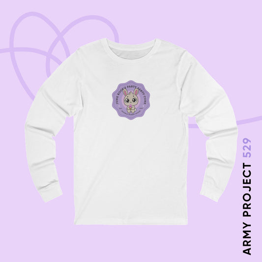 Jung Kook Long Sleeve Shirt - Cute Fanmade BTS Merch - Jung Kook's Party Party Cone - Soft Unisex T-Shirt