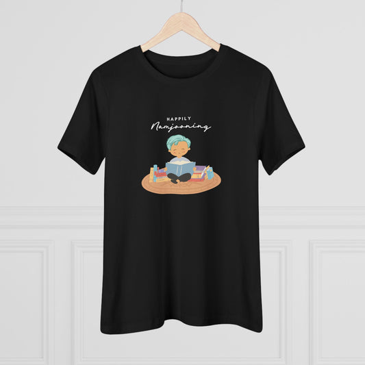 Namjoon Women's Tee - Happily Namjooning - Fanmade BTS Merch - Soft Jersey T-Shirt