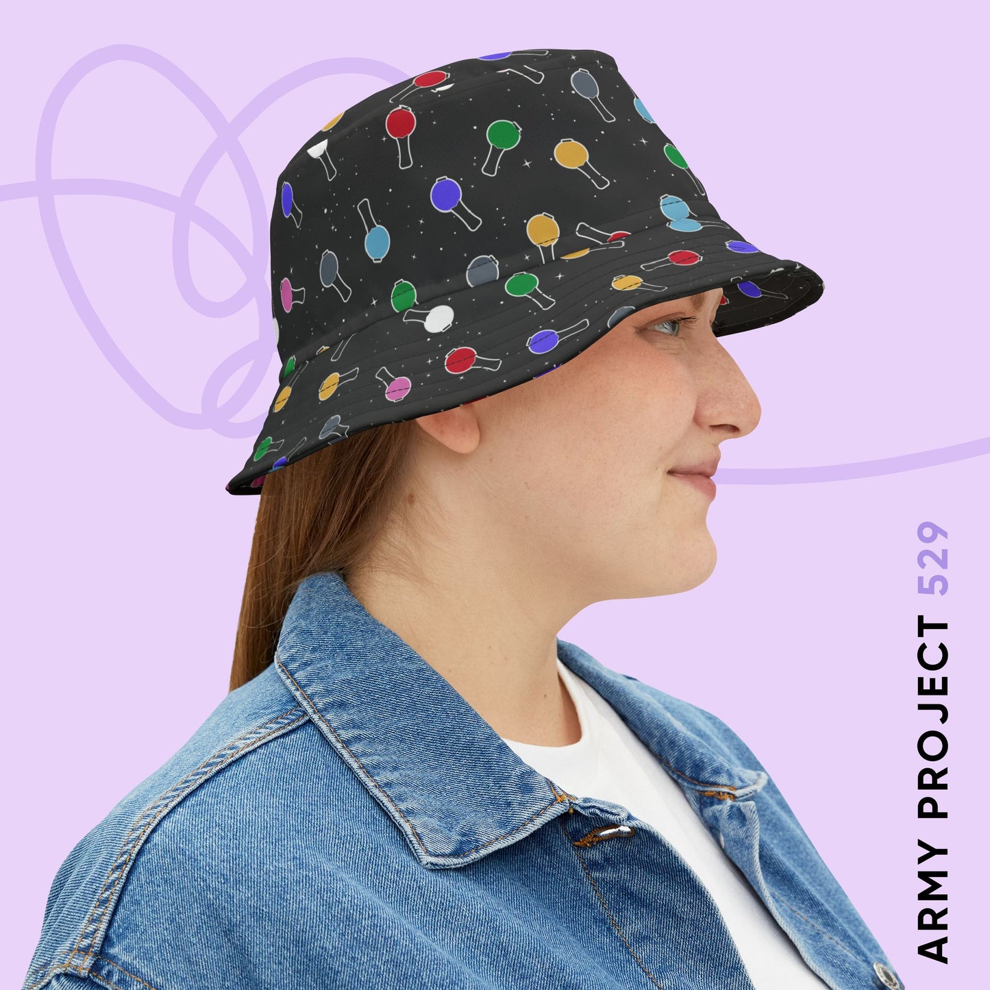 Ma City Map Lightstick Bucket Hat