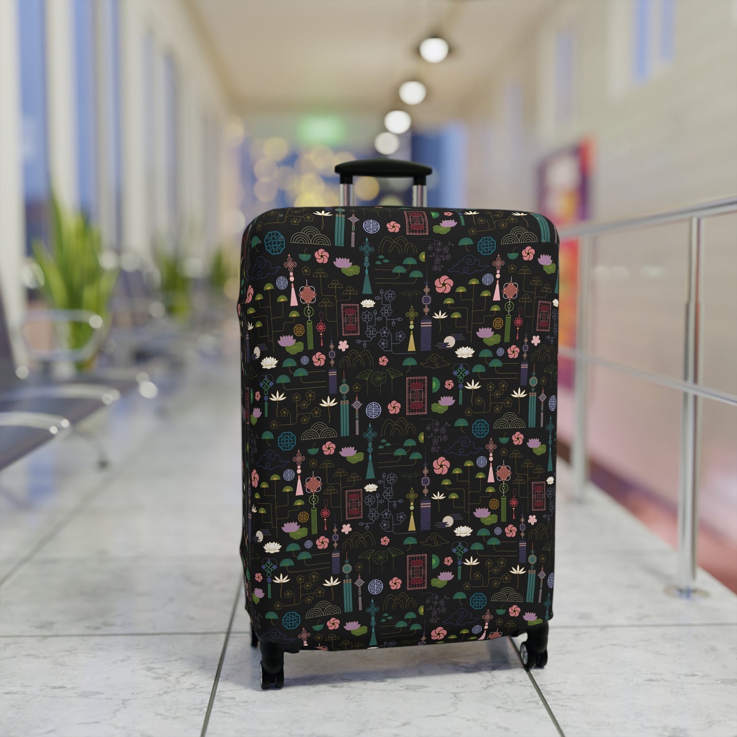 Norigae Night Garden Luggage Cover