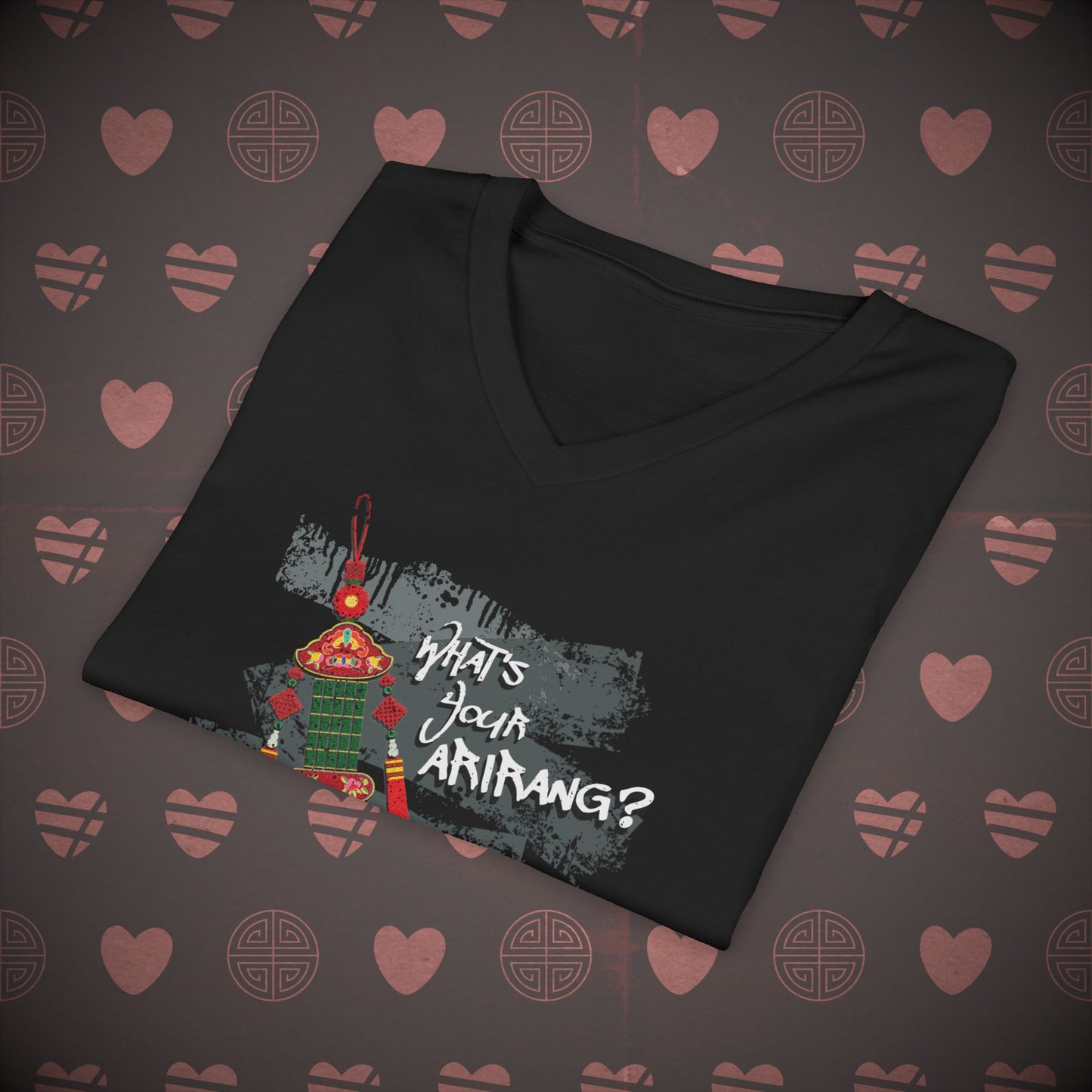 OT7 V-Neck Shirt - What's Your Arirang? Streetwear - Unisex Jersey T-Shirt