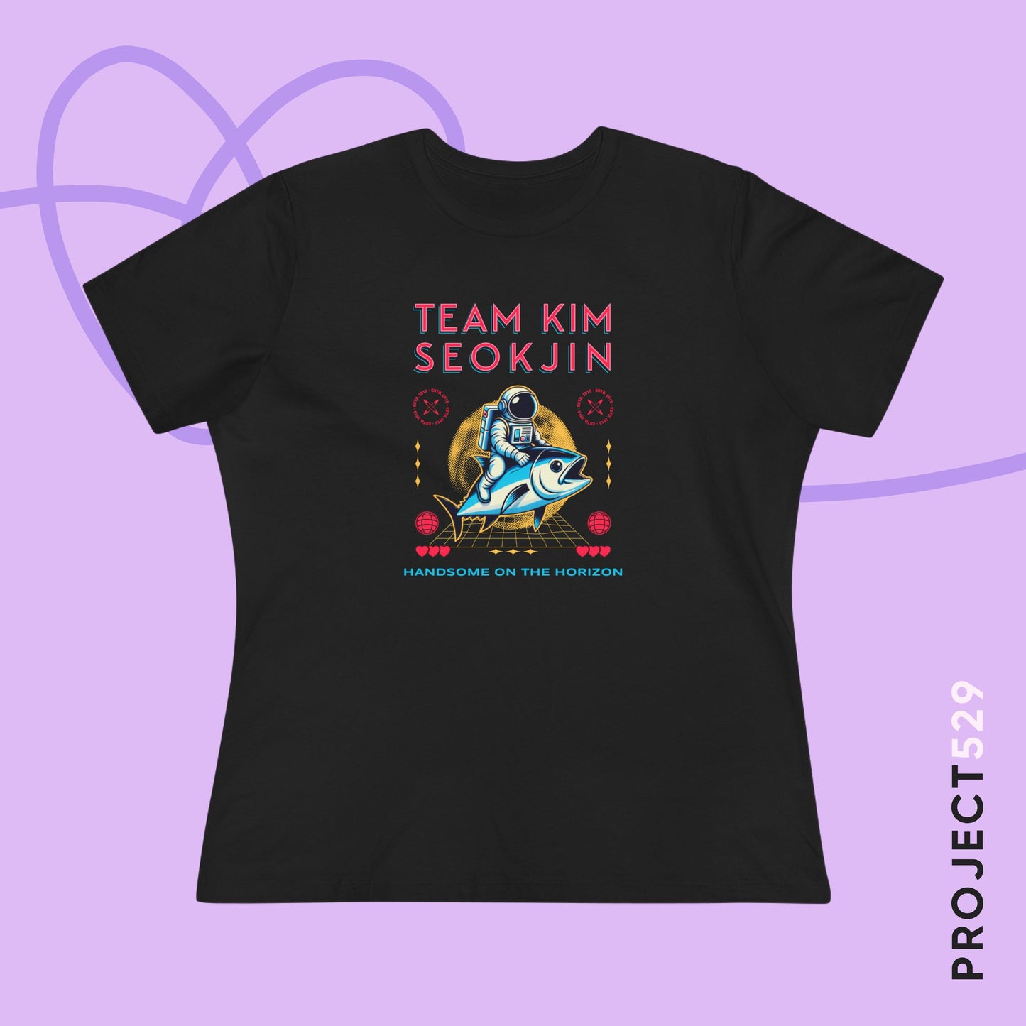 Team Kim Seokjin Women's Relaxed Jersey Short Sleeve Tee