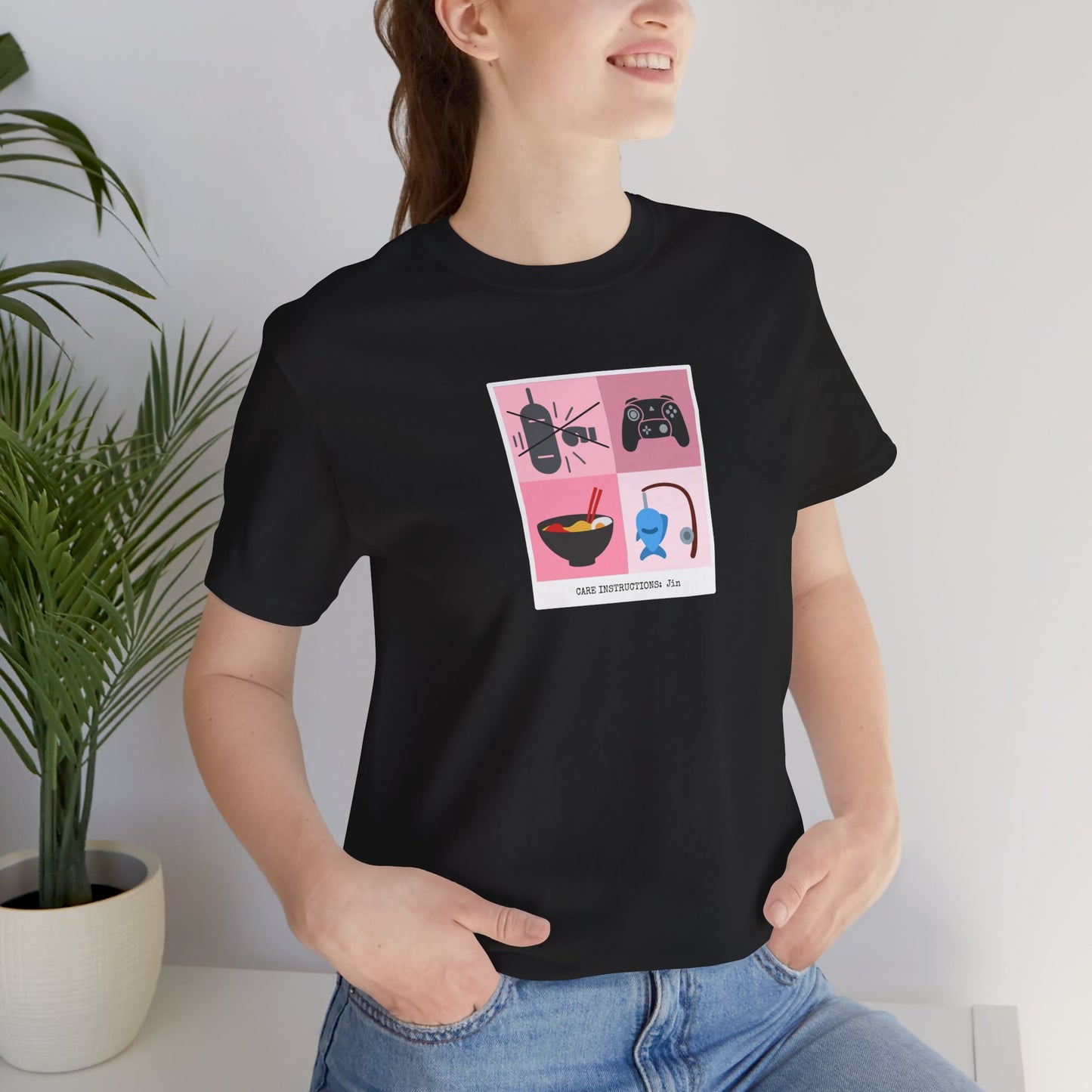 Seokjin Care Instructions Unisex Jersey Short Sleeve Tee