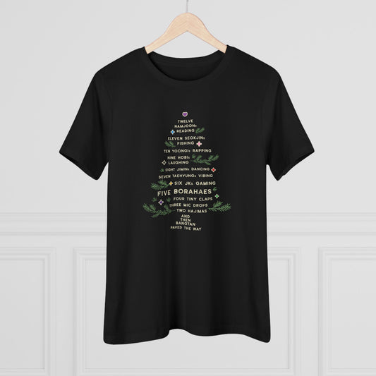 OT7 Women's Shirt - 12 Days of Bangtan - Retro Fanmade BTS Merch - Soft Jersey T-Shirt
