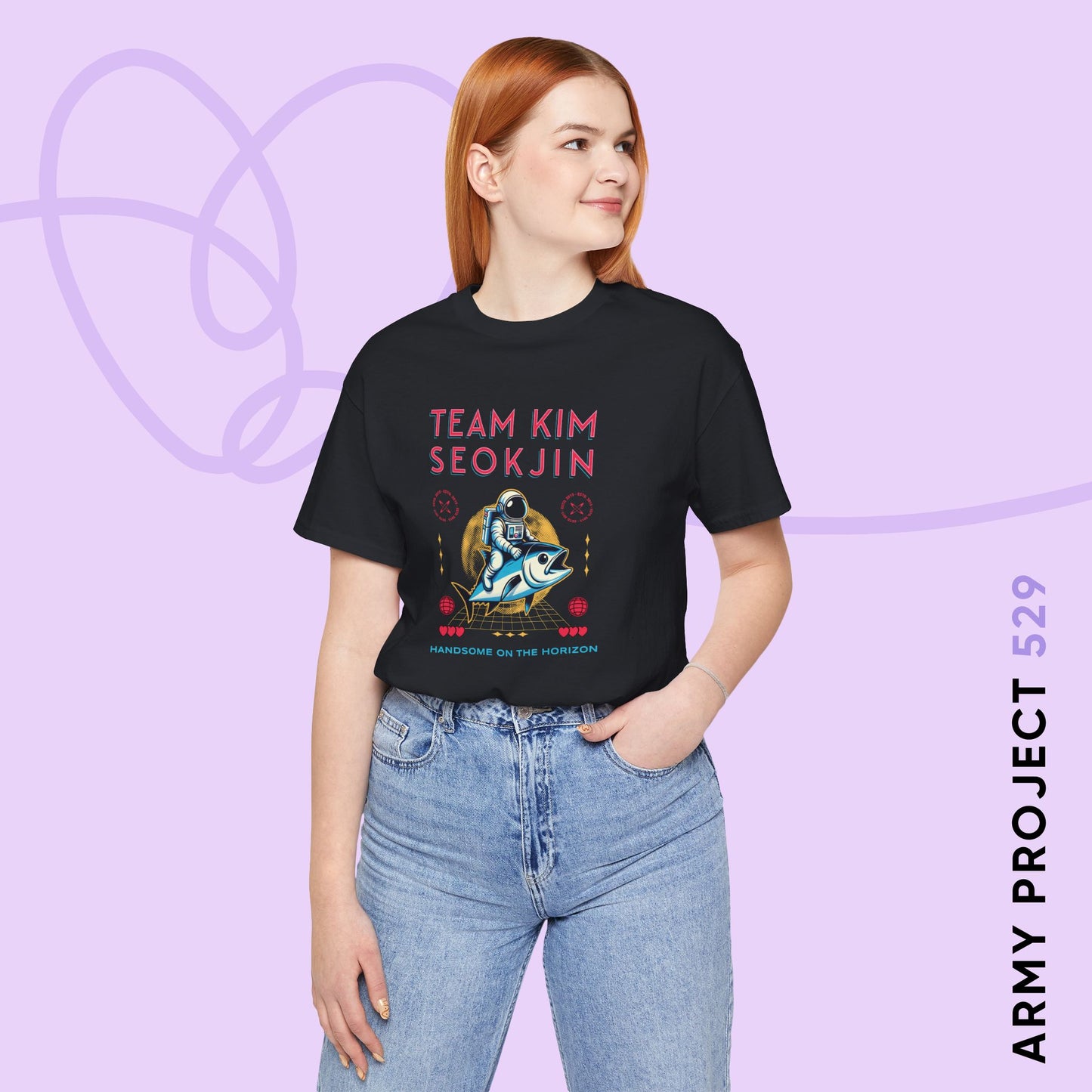 Team Kim Seokjin Unisex Jersey Short Sleeve Tee