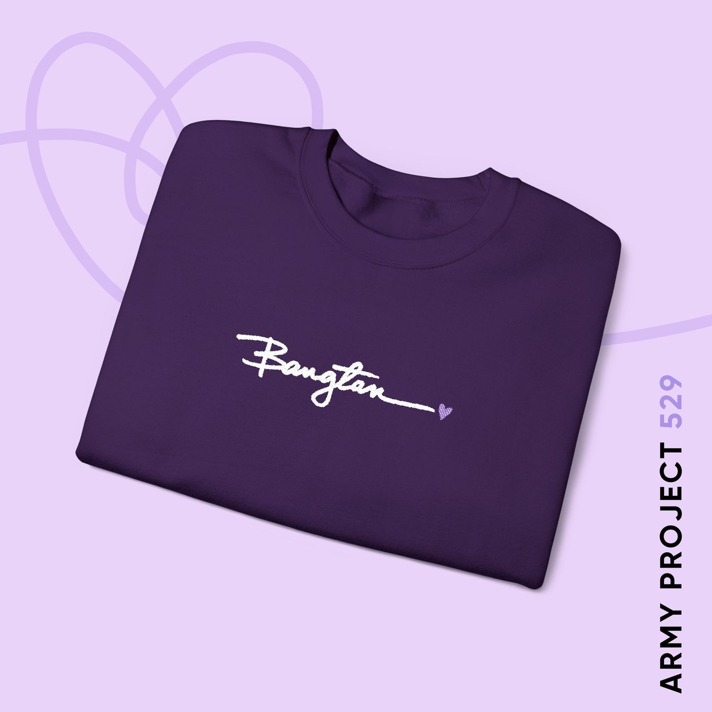 Handwritten Bangtan Unisex Heavy Blend™ Crewneck Sweatshirt