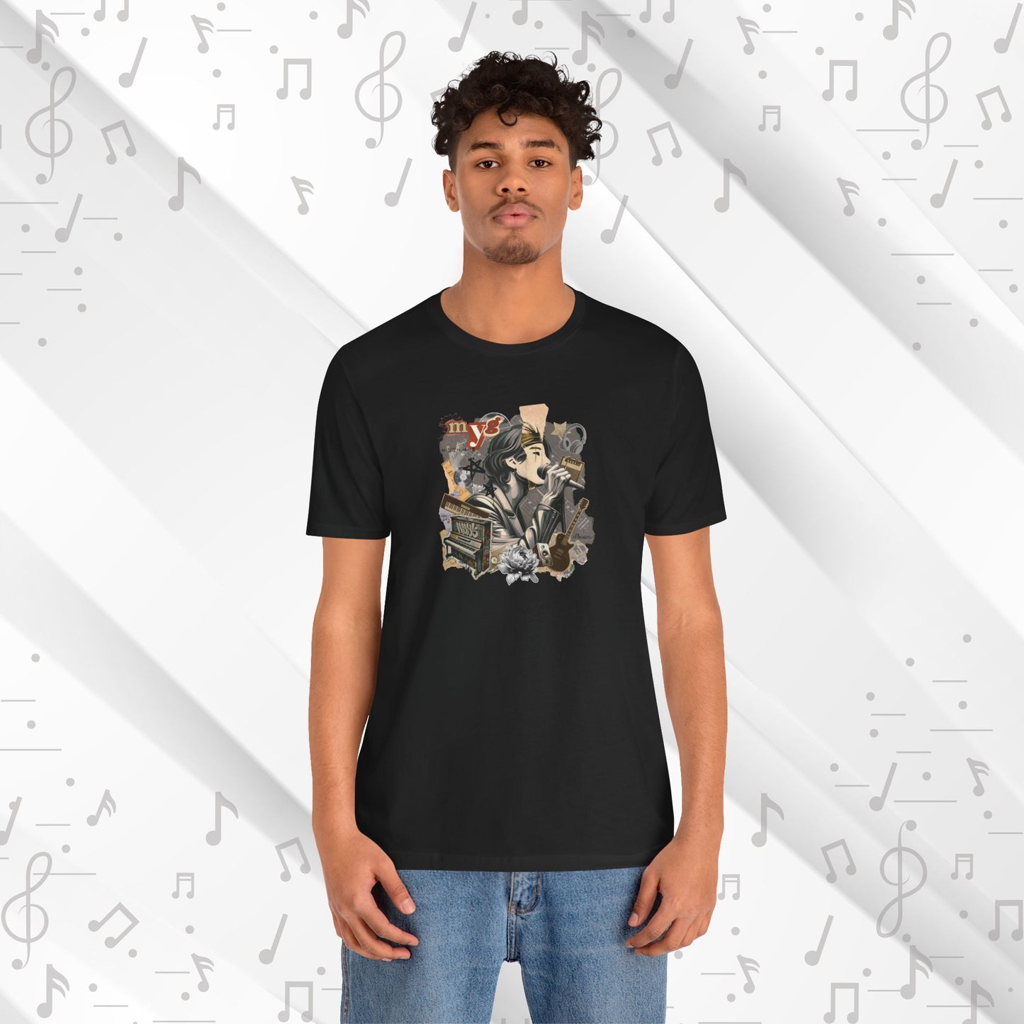 Yoongi Retro 2010s Unisex Jersey Short Sleeve Tee