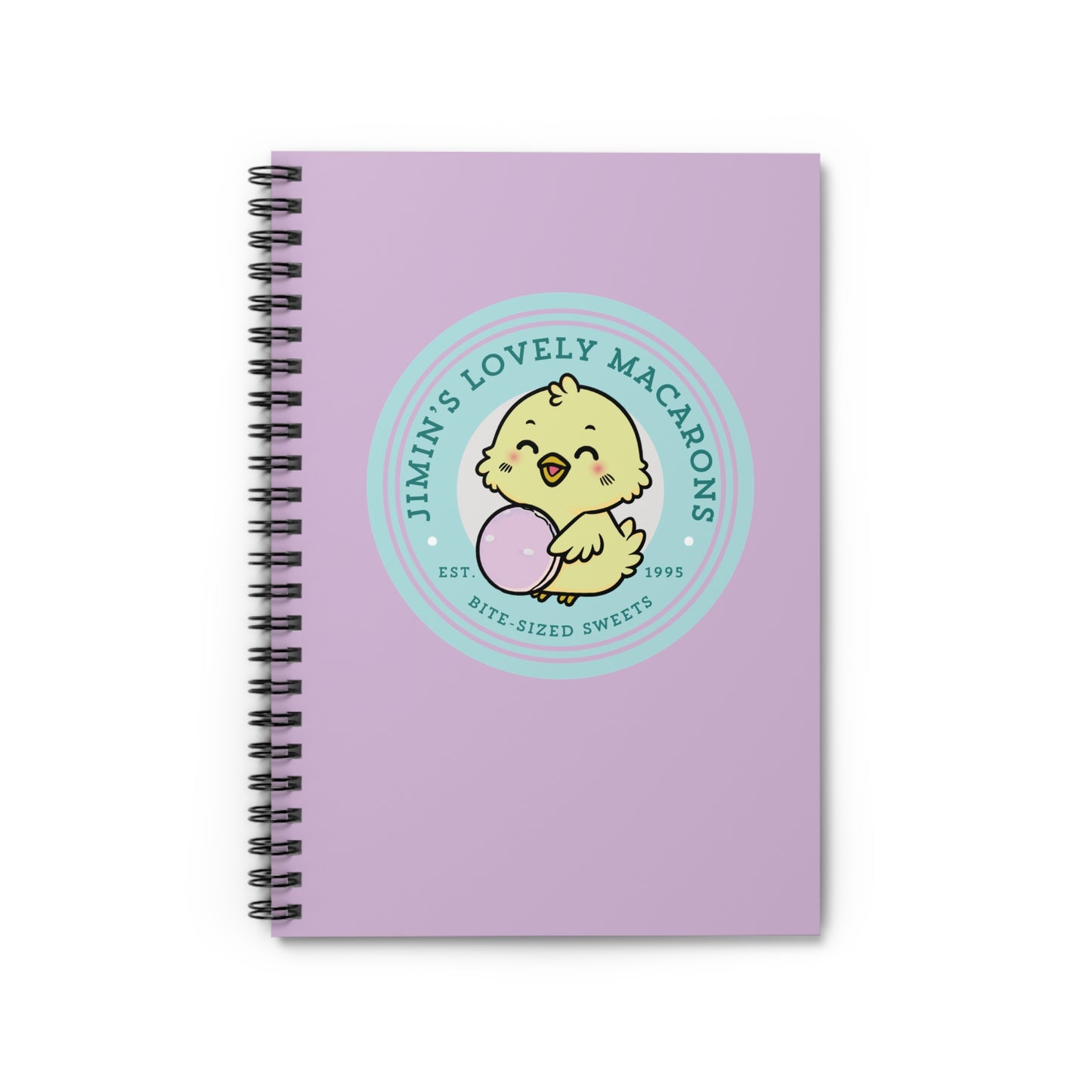 Jimin Lovely Macarons Bakery Series Spiral Notebook