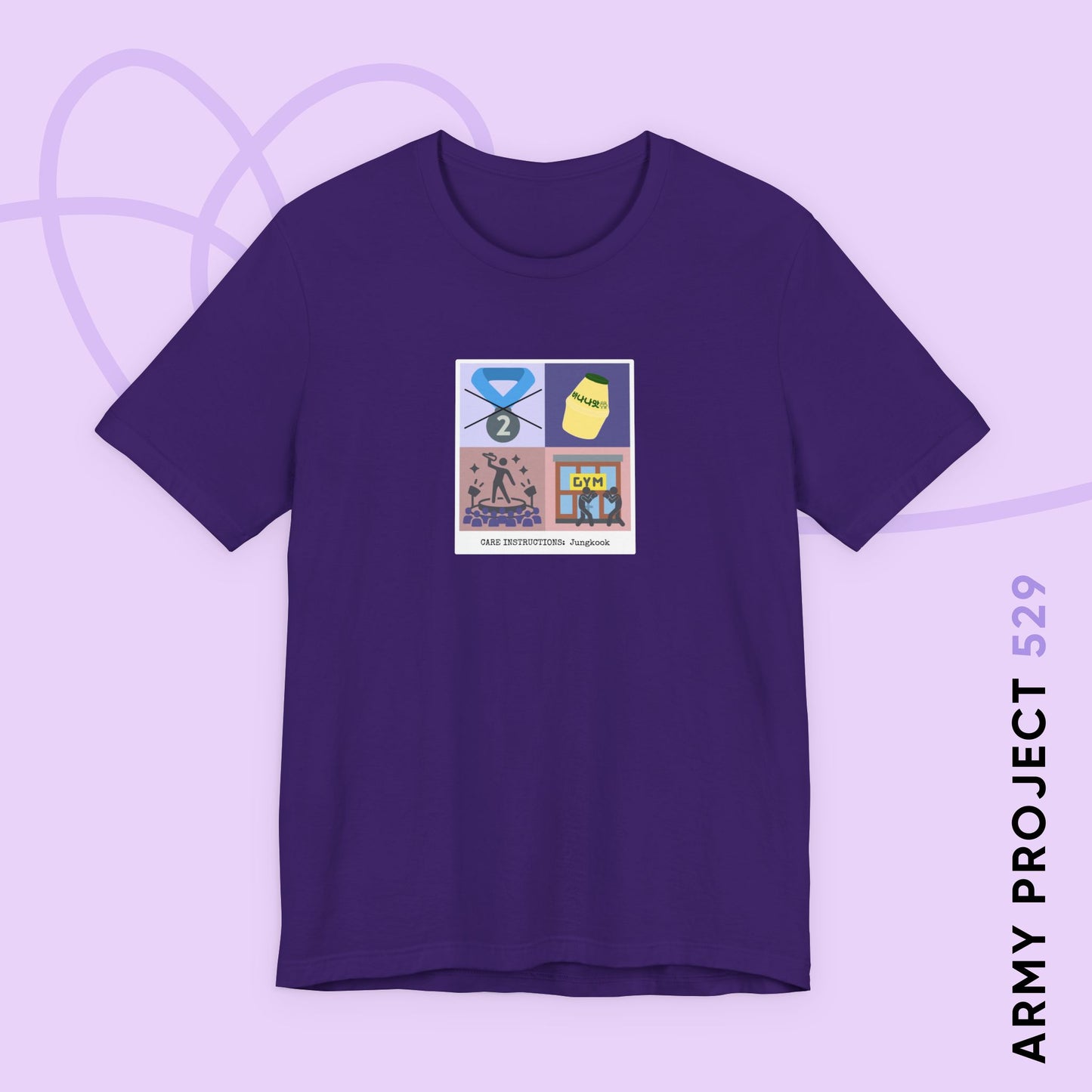 Jungkook Care Instructions Unisex Jersey Short Sleeve Tee