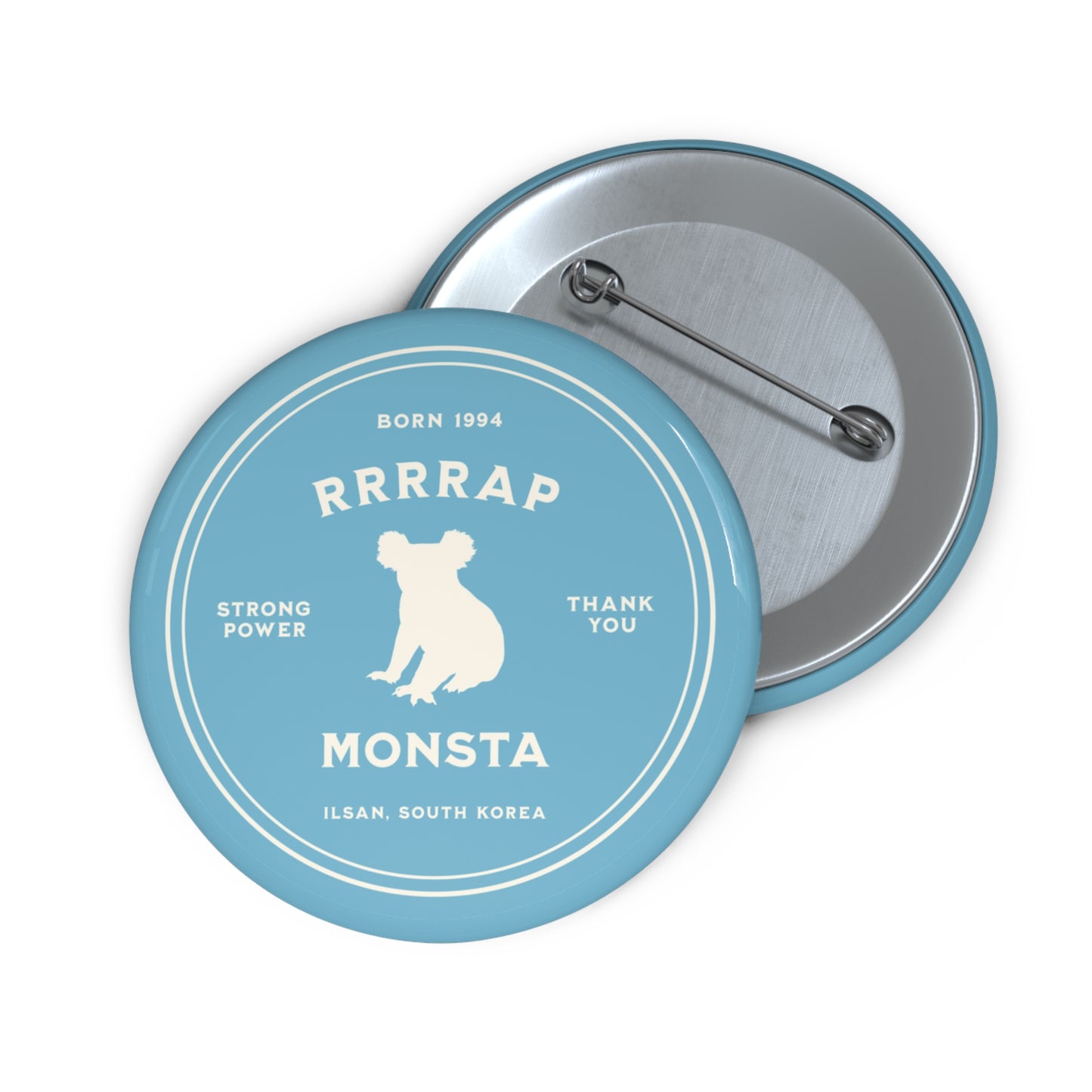 RRRRap Monsta Medallion Series Pin Button