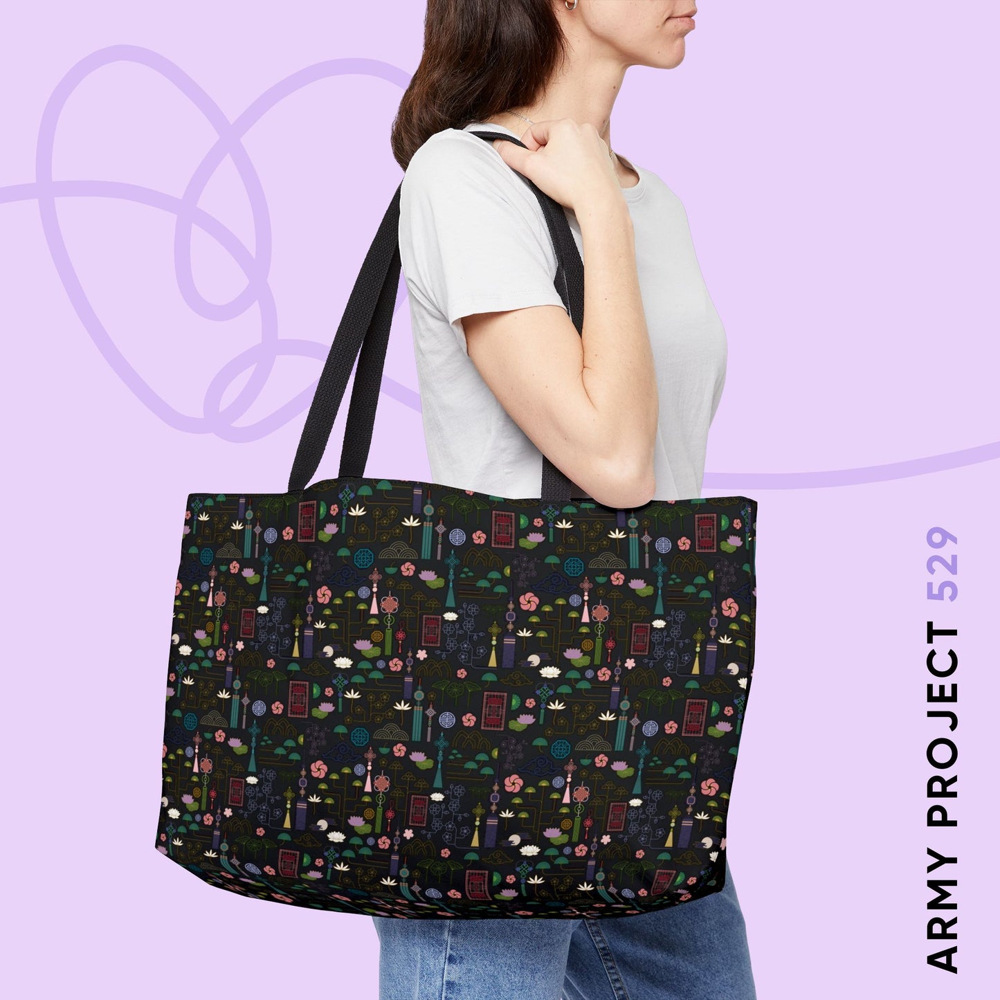 Norigae Night Garden Weekender Tote Bag