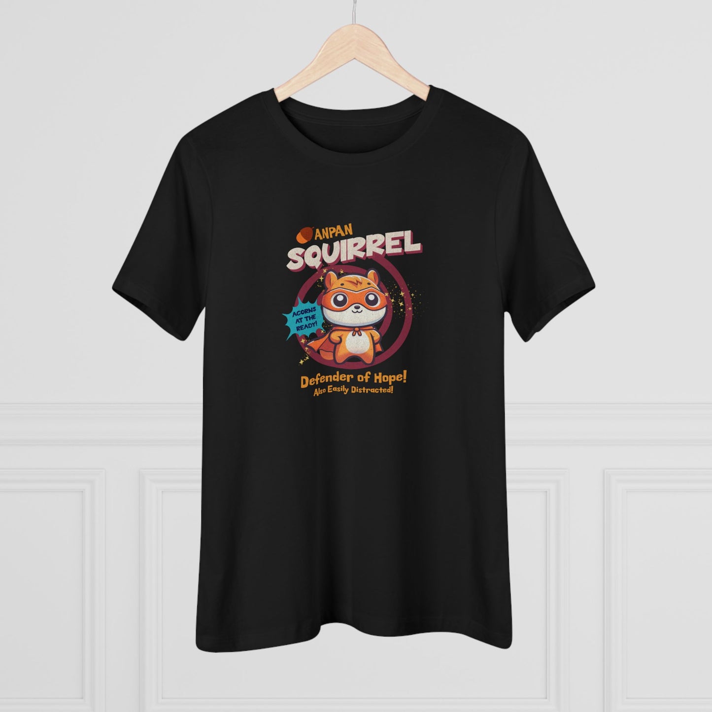 Anpansquirrel Women's Relaxed Jersey Short Sleeve Tee