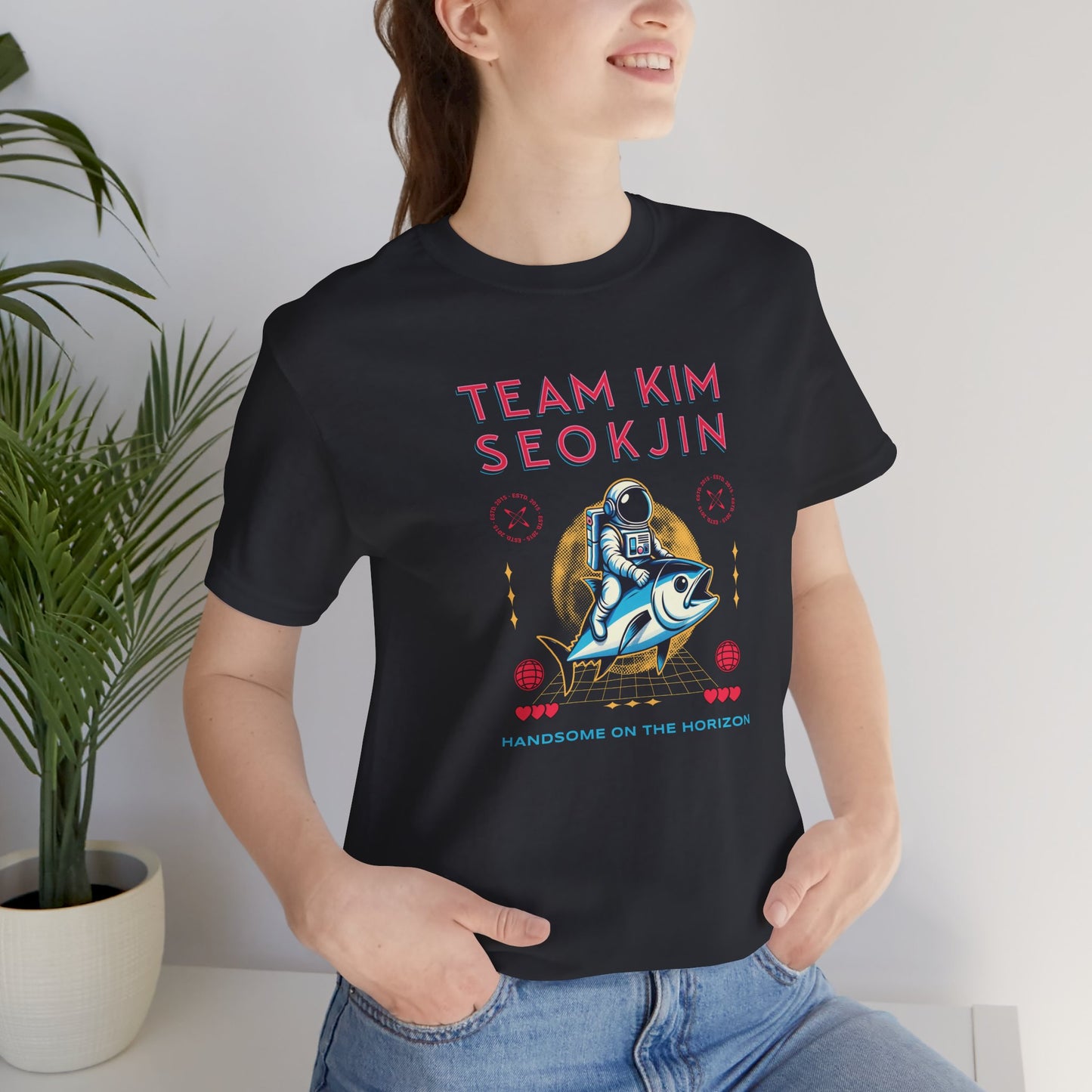 Team Kim Seokjin Unisex Jersey Short Sleeve Tee