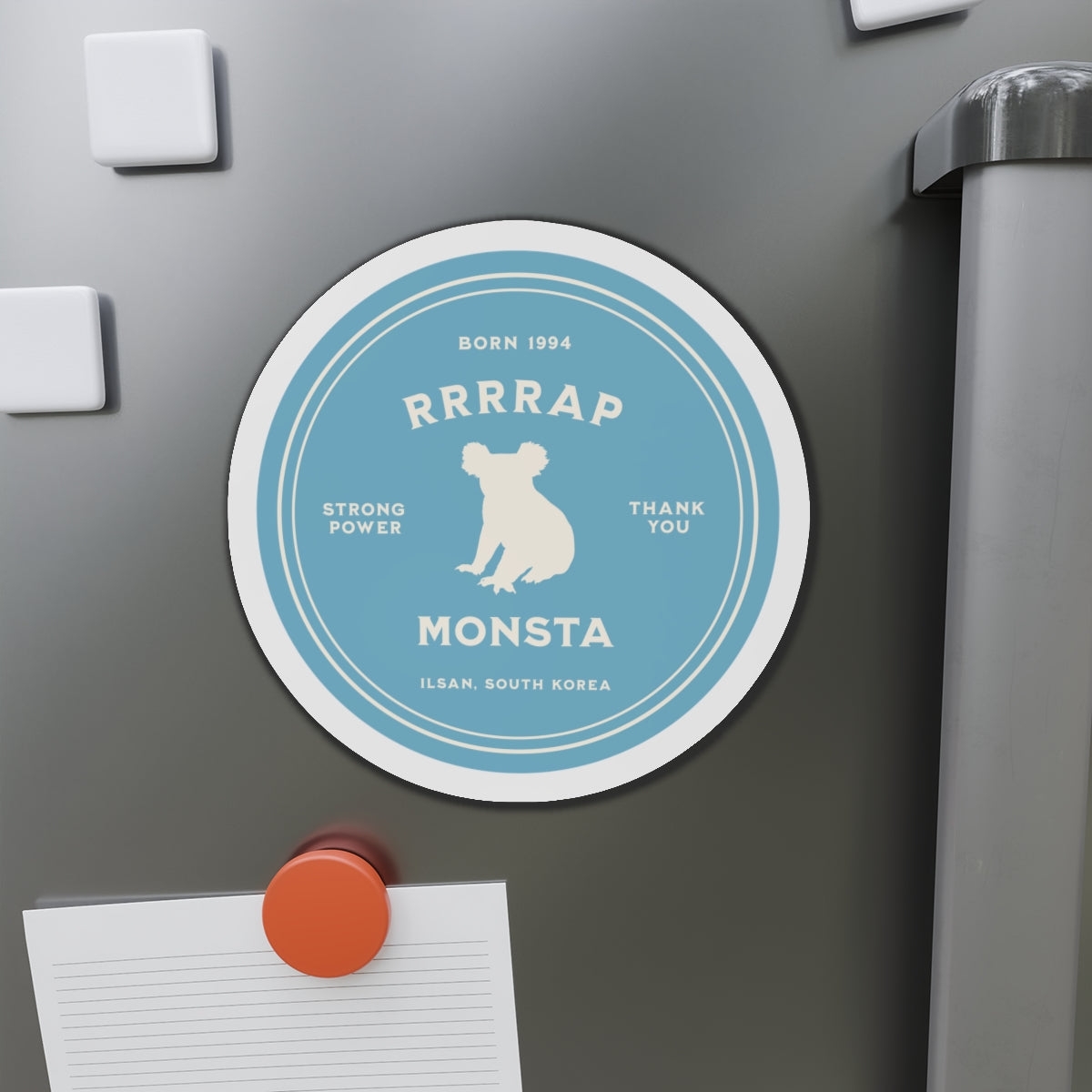 RRRRap Monsta Medallion Series Die-Cut Magnet