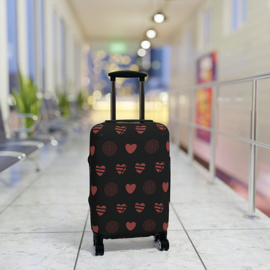 OT7 Luggage Cover - Three Hearts - Bangtan Travel Accessories