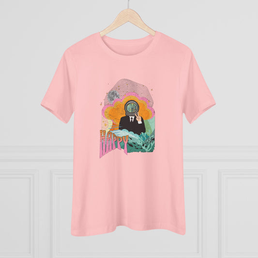 Jin Women's Tee - BTS Fanmade Retro Series - 1960s Mod Aesthetic - Soft Jersey T-Shirt