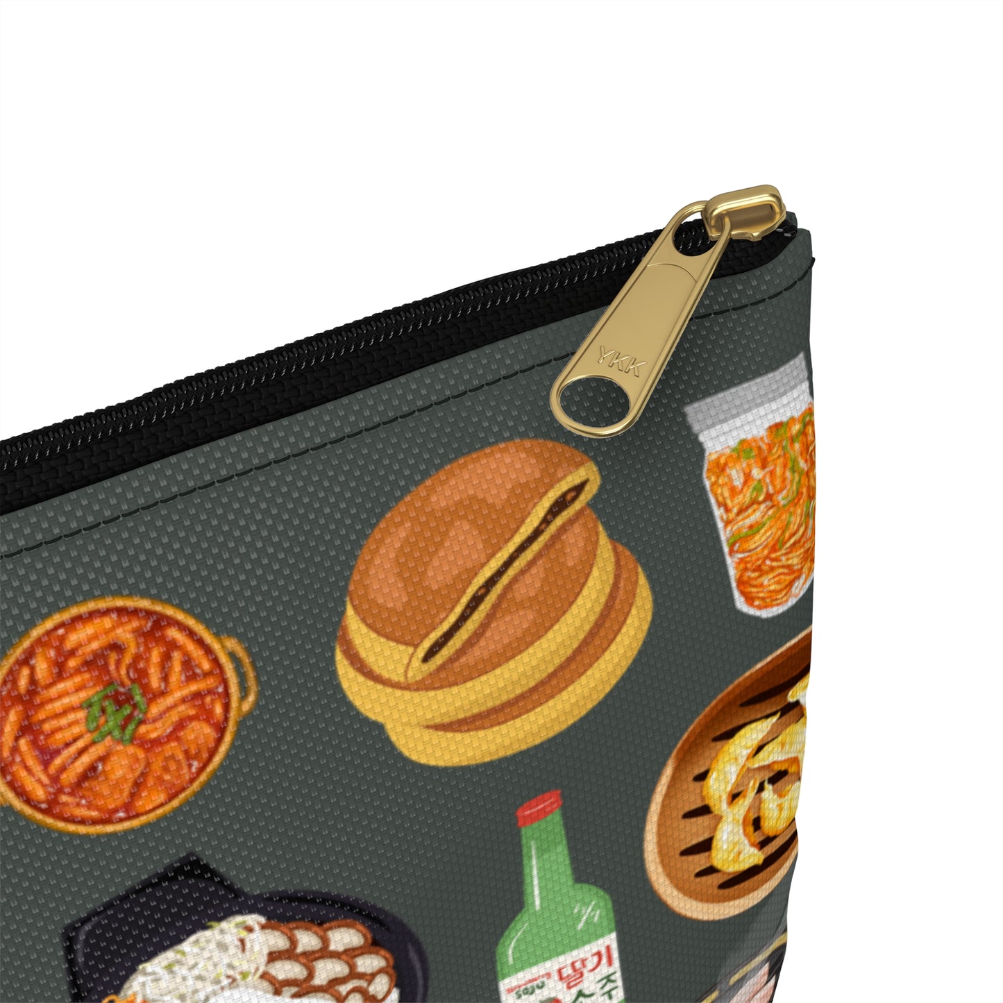 Illustrated Korean Meals Accessory Pouch