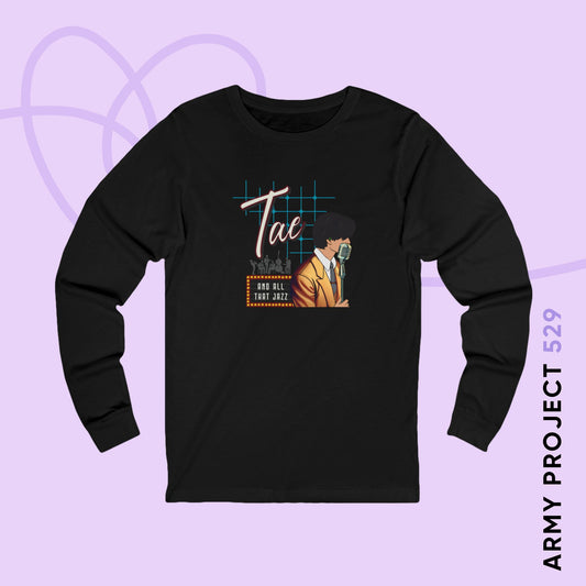 Taehyung 1950s Retro Series Unisex Jersey Long Sleeve Tee