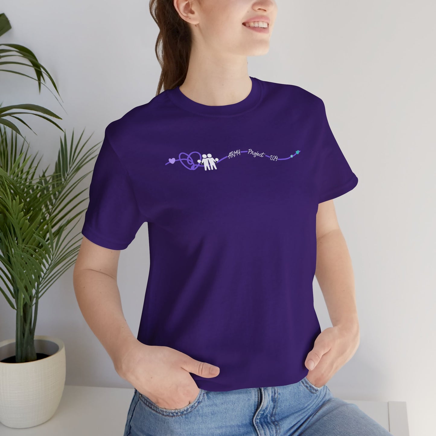 AP529 Heartline Logo Unisex Jersey Short Sleeve Tee