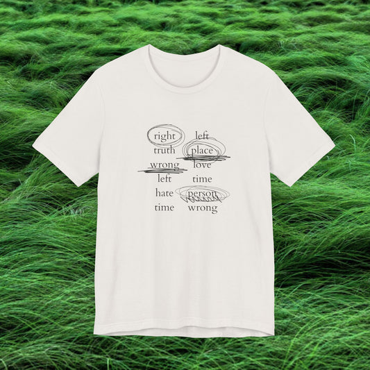 Namjoon Short Sleeve Shirt - 'Contradictions' - Fanmade BTS Merch - Soft Unisex T-Shirt