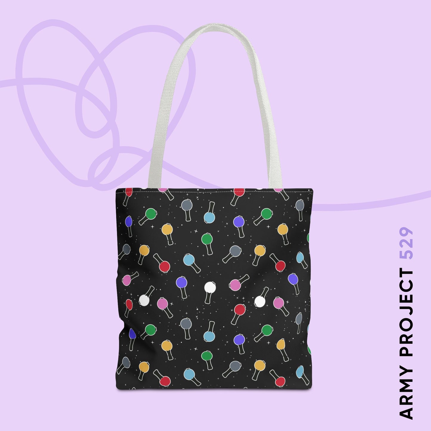 Ma City Map Lightstick Tote Bag