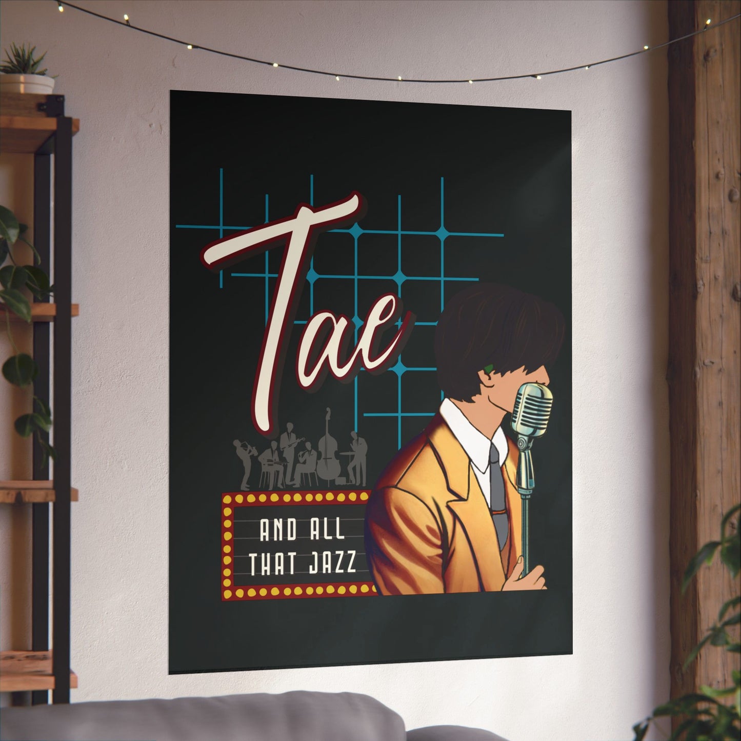 Taehyung 1950s Retro Series Matte Poster