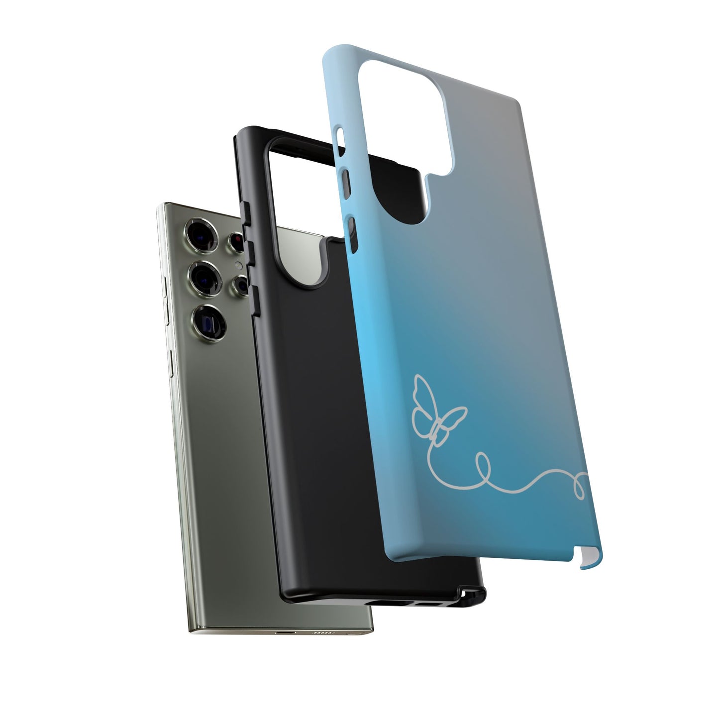 Clear Sunrise Ombre Tough Phone Case