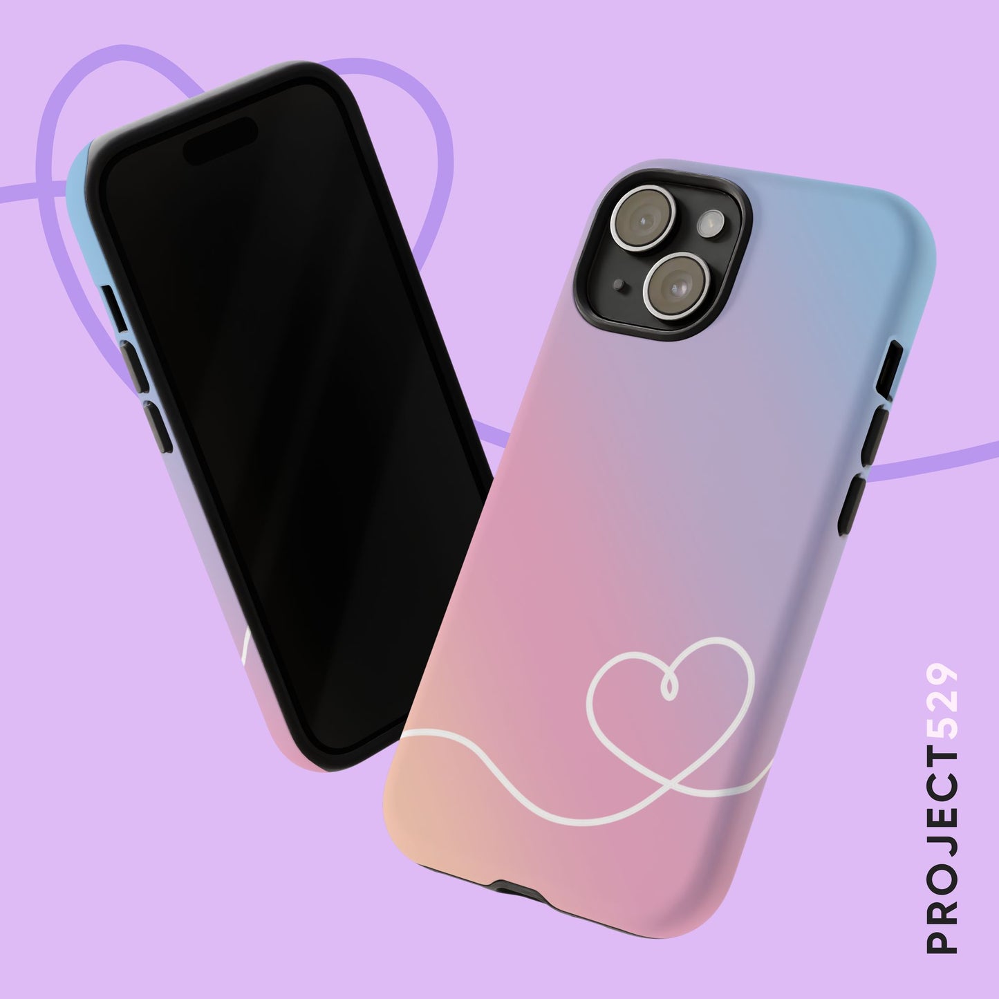 Soft Sunset Ombre Tough Phone Case