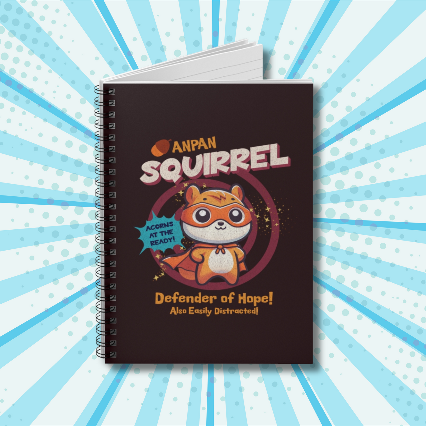 Anpansquirrel Spiral Notebook