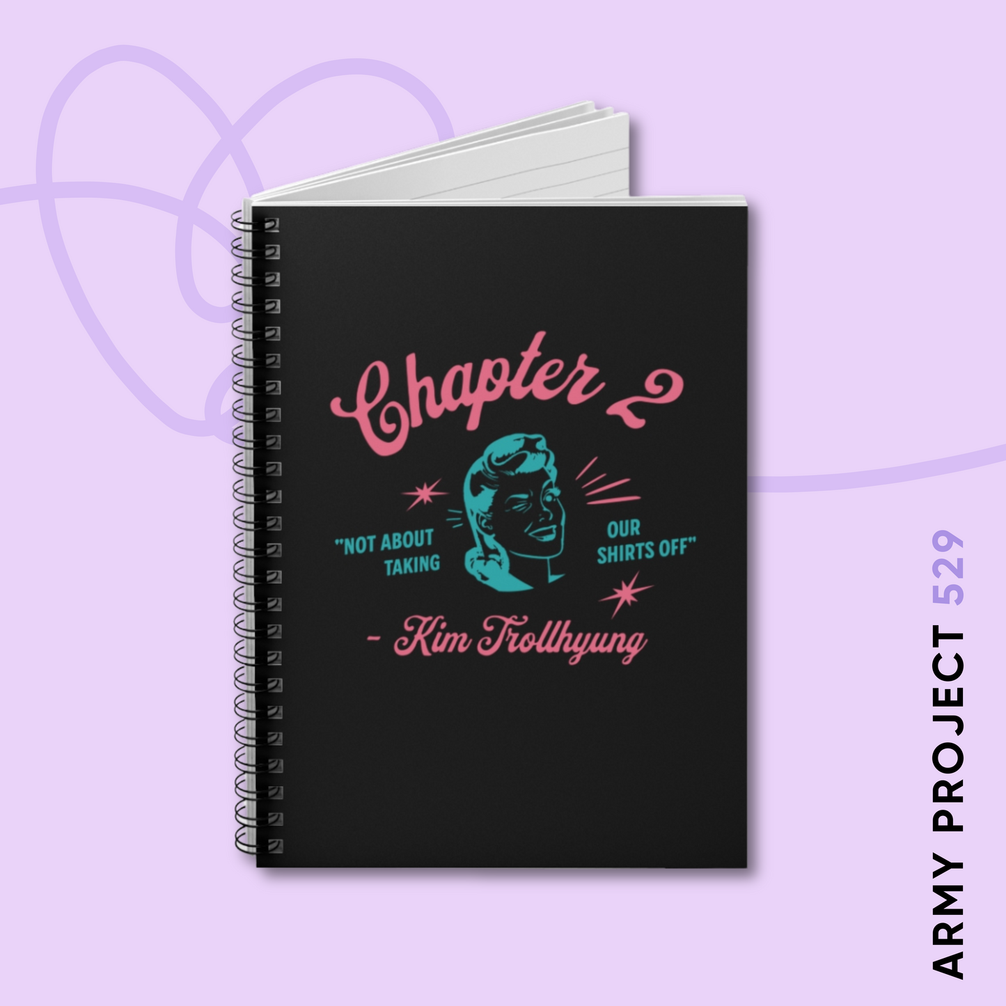 Kim Trollhyung Spiral Notebook