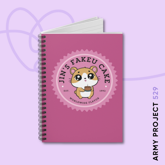 Jin Fakeu Cake Spiral Notebook