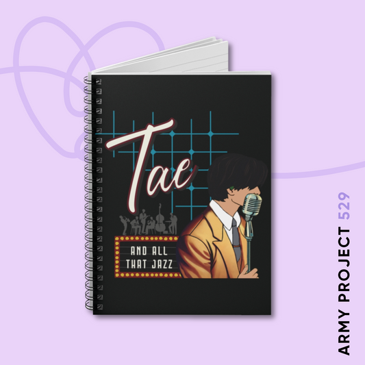 Taehyung 1950s Retro Series Spiral Notebook