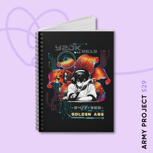 Jungkook Y2JK Retro Series Spiral Notebook