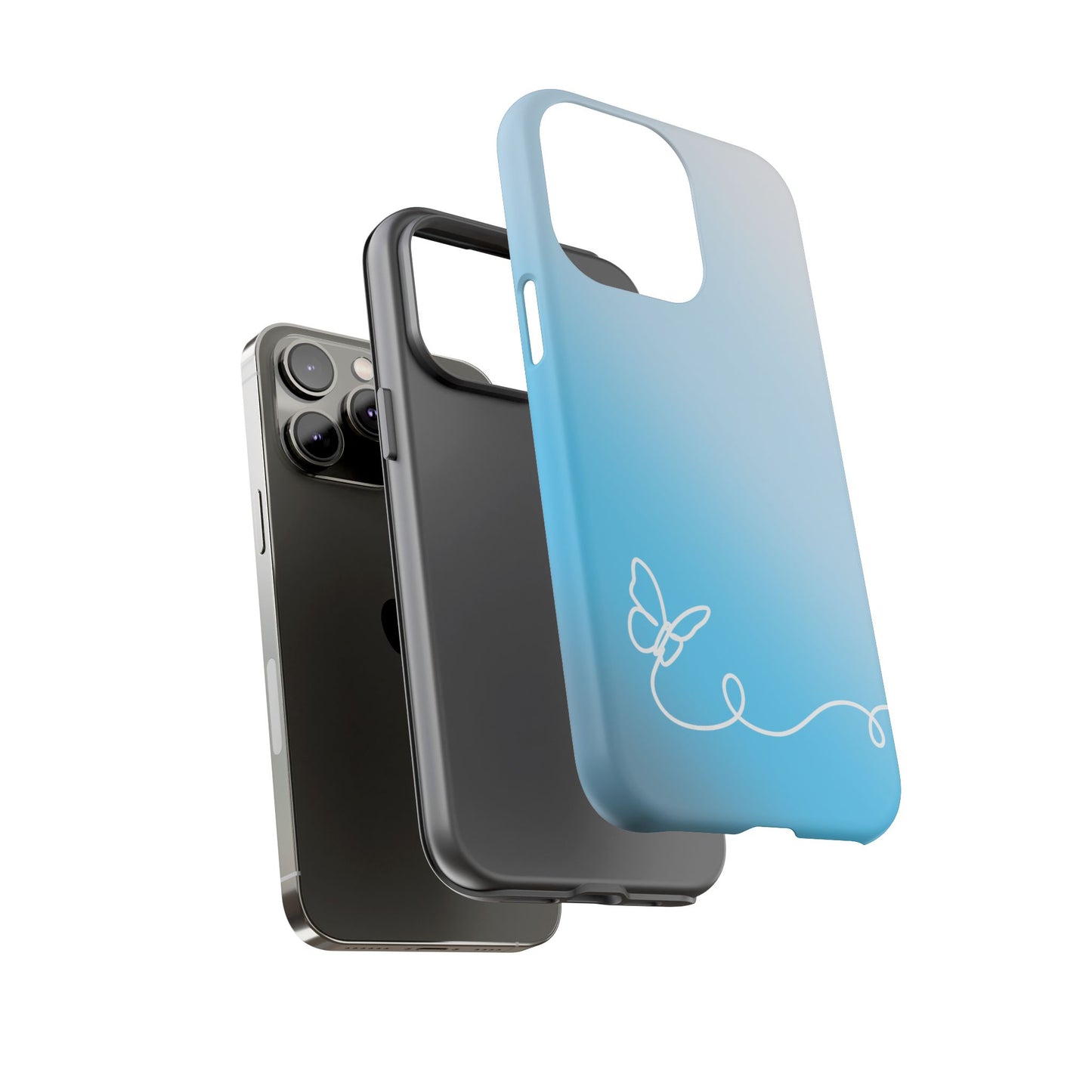 Clear Sunrise Ombre Tough Phone Case