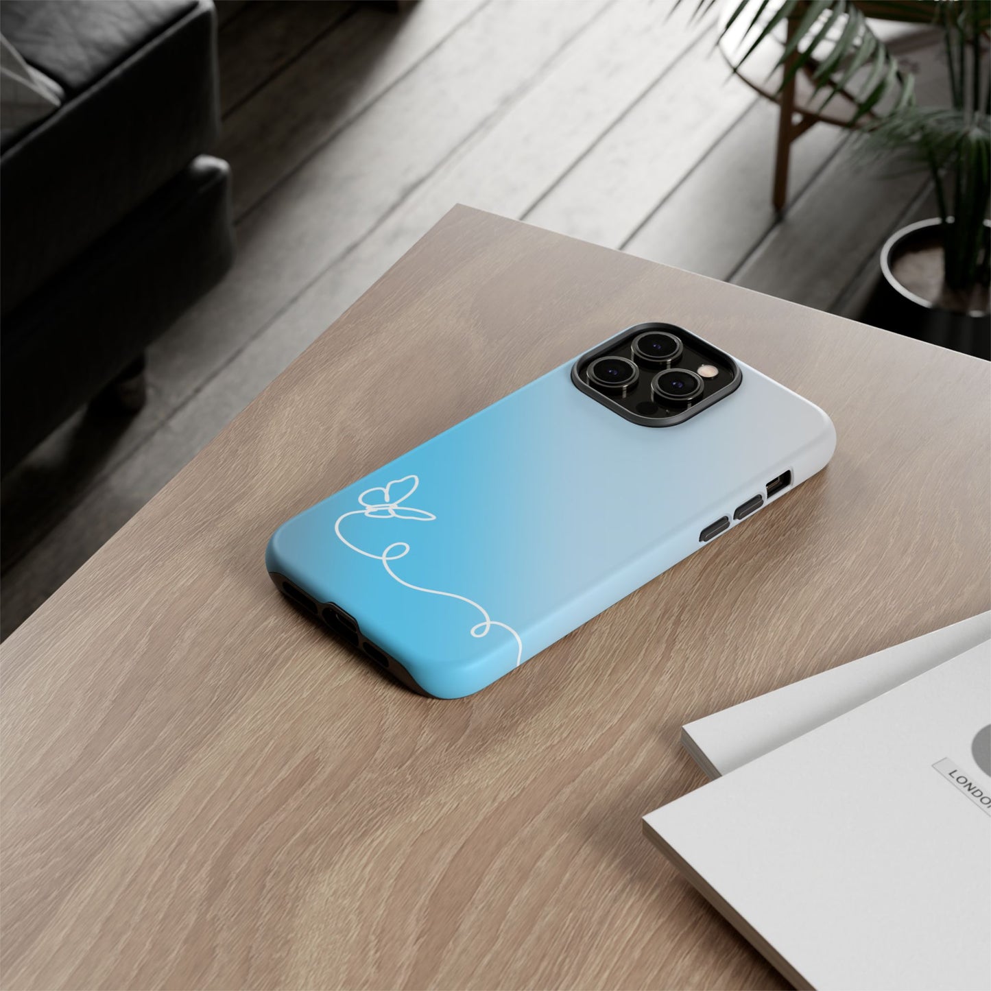 Clear Sunrise Ombre Tough Phone Case