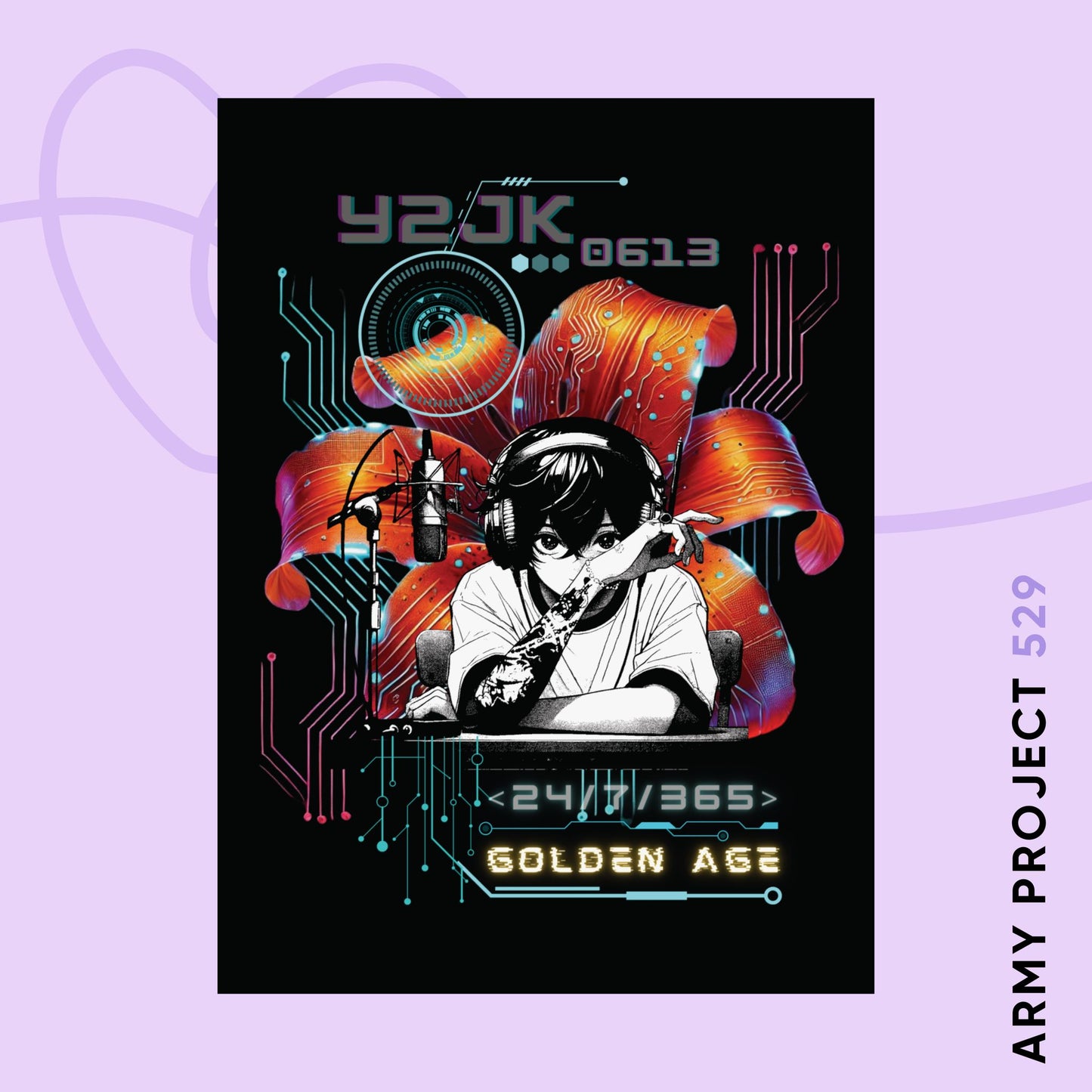Jungkook Y2JK Retro Series Matte Poster