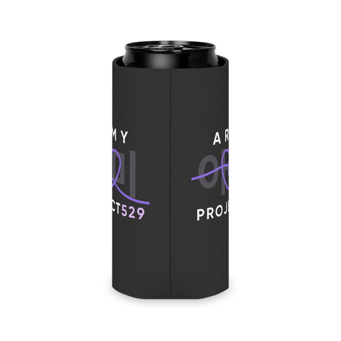 ARMY Project 529 Logo Can Cooler