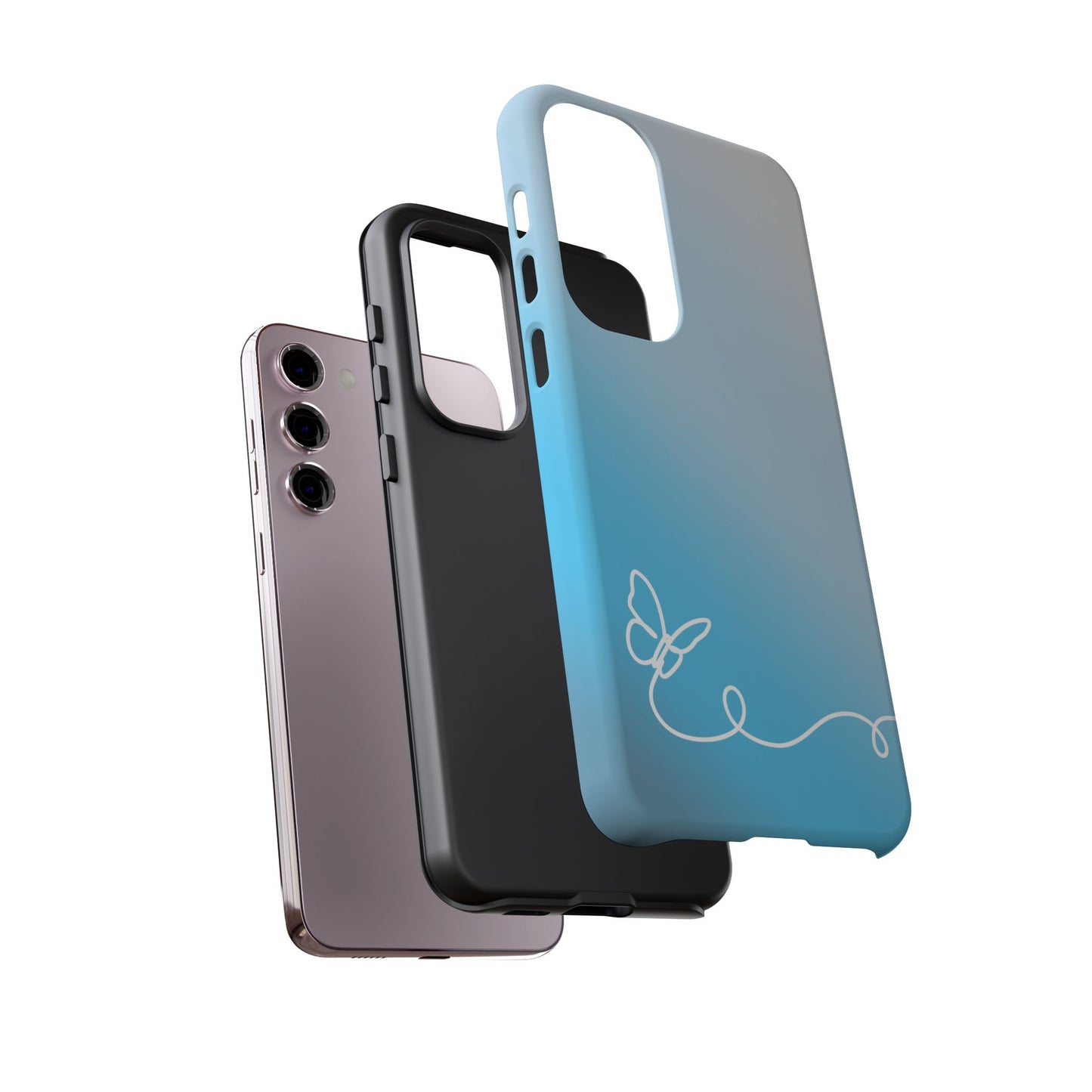 Clear Sunrise Ombre Tough Phone Case