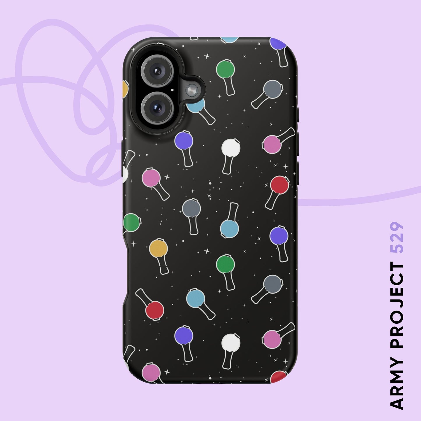 Ma City Map Lightstick Magnetic Tough Phone Case