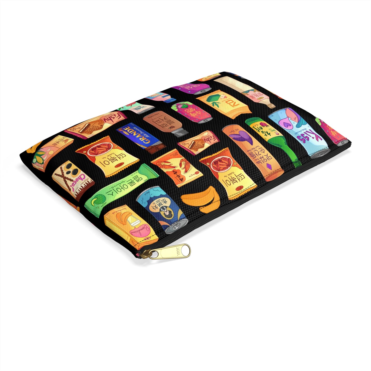 Bright & Bold Korean Snacks Accessory Pouch