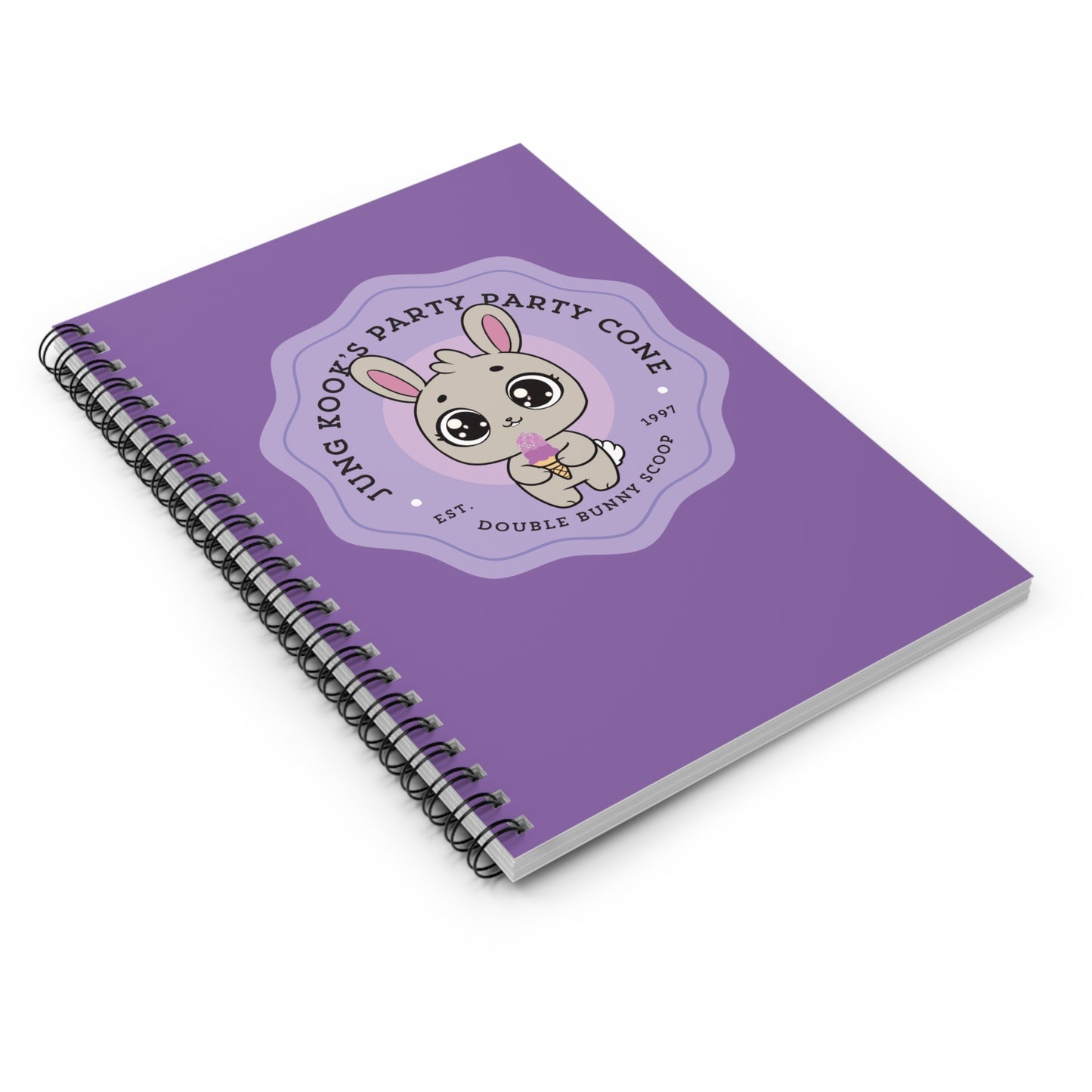Jungkook Party Party Cone Bakery Series Spiral Notebook