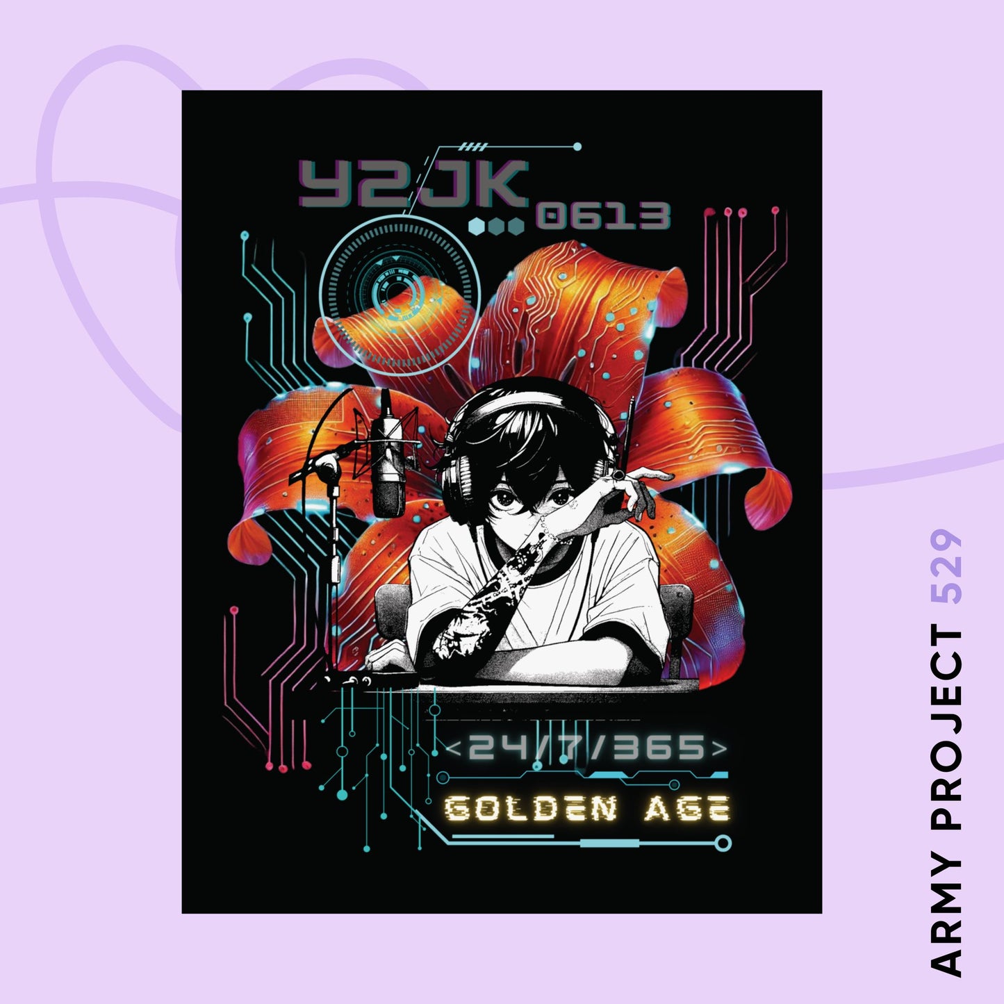 Jungkook Y2JK Retro Series Matte Poster