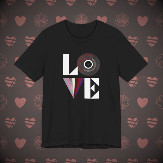 OT7 Short Sleeve Shirt - Love Record - Unisex Jersey T-Shirt